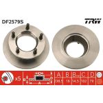 Bremsscheibe DF2579S Bremsscheibe DF2579S