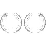 Bremsbackensatz 8DB 355 003-481 Bremsbackensatz 8DB 355 003-481