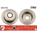 Bremsscheibe DF4178