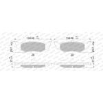 Bremsbelagsatz, Scheibenbremse FDB1099 Bremsbelagsatz, Scheibenbremse FDB1099