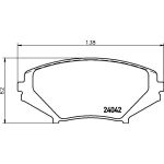 Bremsbelagsatz, Scheibenbremse 8DB 355 010-881 Bremsbelagsatz, Scheibenbremse 8DB 355 010-881
