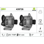 Valeo 439726 Generator ORIGINS - NEW O.E. TECHNOLOGIE Valeo 439726 Generator ORIGINS - NEW O.E. TECHNOLOGIE