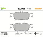 Valeo 302955 Bremsbelagsatz, Scheibenbremse ESSENTIAL