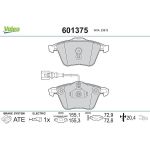 Valeo 601375 Bremsbelagsatz, Scheibenbremse Valeo 601375 Bremsbelagsatz, Scheibenbremse