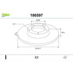Bremsscheibe 186597