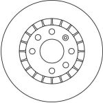 TRW DF1624 Bremsscheibe TRW DF1624 Bremsscheibe