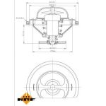 Thermostat, Kühlmittel 725071 Thermostat, Kühlmittel 725071