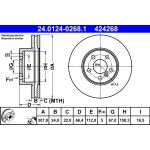 Bremsscheibe 24.0124-0268.1