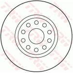TRW DF2761 Bremsscheibe TRW DF2761 Bremsscheibe