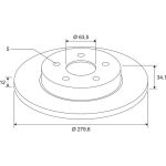Bremsscheibe 672598 Bremsscheibe 672598
