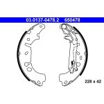 Bremsbackensatz 03.0137-0478.2 Bremsbackensatz 03.0137-0478.2