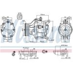 Kompressor, Klimaanlage 890036 Kompressor, Klimaanlage 890036