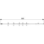 Warnkontakt, Bremsbelagverschleiß 1 987 473 015 Warnkontakt, Bremsbelagverschleiß 1 987 473 015