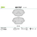 Valeo 601767 Bremsbelagsatz, Scheibenbremse