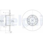 Delphi BG2259 Bremsscheibe Delphi BG2259 Bremsscheibe