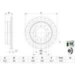Bremsscheibe 0 986 479 F07