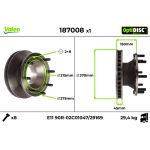 Valeo 187008 Bremsscheibe OptiDISC Valeo 187008 Bremsscheibe OptiDISC