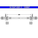 ATE 24.5247-0281.3 Bremsschlauch ATE 24.5247-0281.3 Bremsschlauch