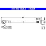 Bremsschlauch 24.5232-0388.3 Bremsschlauch 24.5232-0388.3