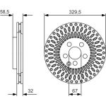 Bremsscheibe 0 986 479 D13