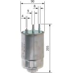 Kraftstofffilter F 026 402 076 Kraftstofffilter F 026 402 076
