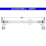 ATE 24.5229-0209.3 Bremsschlauch