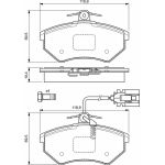 BOSCH 0 986 460 948 Bremsbelagsatz, Scheibenbremse BOSCH 0 986 460 948 Bremsbelagsatz, Scheibenbremse