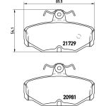 Brembo P 24 079 Bremsbelagsatz, Scheibenbremse PRIME LINE Brembo P 24 079 Bremsbelagsatz, Scheibenbremse PRIME LINE