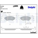 Delphi LP255 Bremsbelagsatz, Scheibenbremse Delphi LP255 Bremsbelagsatz, Scheibenbremse