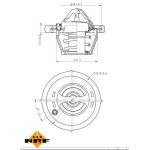 Thermostat, Kühlmittel 725182 Thermostat, Kühlmittel 725182
