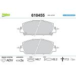 Valeo 610455 Bremsbelagsatz, Scheibenbremse E-PERFORMANCE Valeo 610455 Bremsbelagsatz, Scheibenbremse E-PERFORMANCE