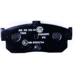Hella 8DB 355 016-561 Bremsbelagsatz, Scheibenbremse Hella 8DB 355 016-561 Bremsbelagsatz, Scheibenbremse