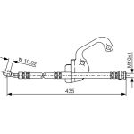 BOSCH 1 987 481 299 Bremsschlauch BOSCH 1 987 481 299 Bremsschlauch