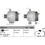 Denso DAN1112 Generator