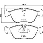 Bremsbelagsatz, Scheibenbremse 8DB 355 007-721 Bremsbelagsatz, Scheibenbremse 8DB 355 007-721