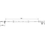 Sensor, Raddrehzahl 0 265 007 637 Sensor, Raddrehzahl 0 265 007 637