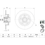 Bremsscheibe 0 986 479 E79 Bremsscheibe 0 986 479 E79