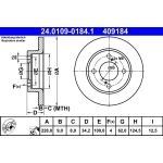 Bremsscheibe 24.0109-0184.1