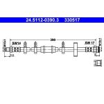 ATE 24.5112-0390.3 Bremsschlauch ATE 24.5112-0390.3 Bremsschlauch