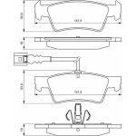 BOSCH 0 986 494 219 Bremsbelagsatz, Scheibenbremse