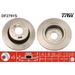 Bremsscheibe DF2791S Bremsscheibe DF2791S