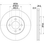 Bremsscheibe 8DD 355 129-441 Bremsscheibe 8DD 355 129-441