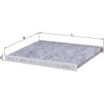 Filter, Innenraumluft LAK 241