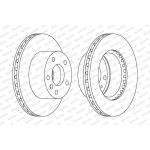 Ferodo DDF1643 Bremsscheibe PREMIER Ferodo DDF1643 Bremsscheibe PREMIER