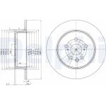 Delphi BG3169 Bremsscheibe Delphi BG3169 Bremsscheibe