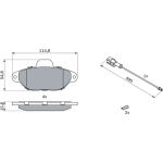 BOSCH 0 986 424 379 Bremsbelagsatz, Scheibenbremse BOSCH 0 986 424 379 Bremsbelagsatz, Scheibenbremse