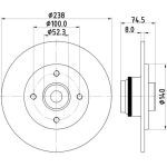 Bremsscheibe 8DD 355 123-351 Bremsscheibe 8DD 355 123-351