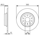 Bremsscheibe 0 986 479 A84 Bremsscheibe 0 986 479 A84