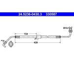 ATE 24.5236-0430.3 Bremsschlauch ATE 24.5236-0430.3 Bremsschlauch