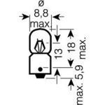 Glühlampe, Innenraumleuchte 3797 Glühlampe, Innenraumleuchte 3797